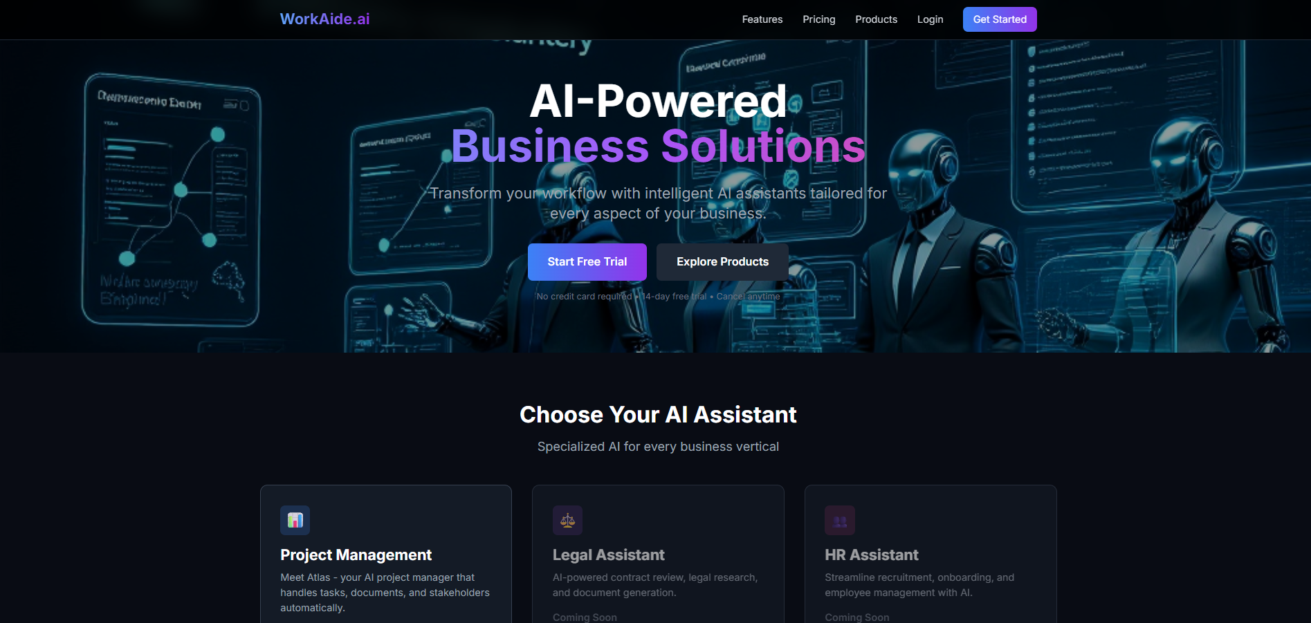 PM.WorkAide.ai platform